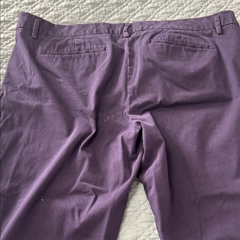 Pick 5 for $20! Worthington Deep Purple Women's Bermudas - Picture 4 of 4
